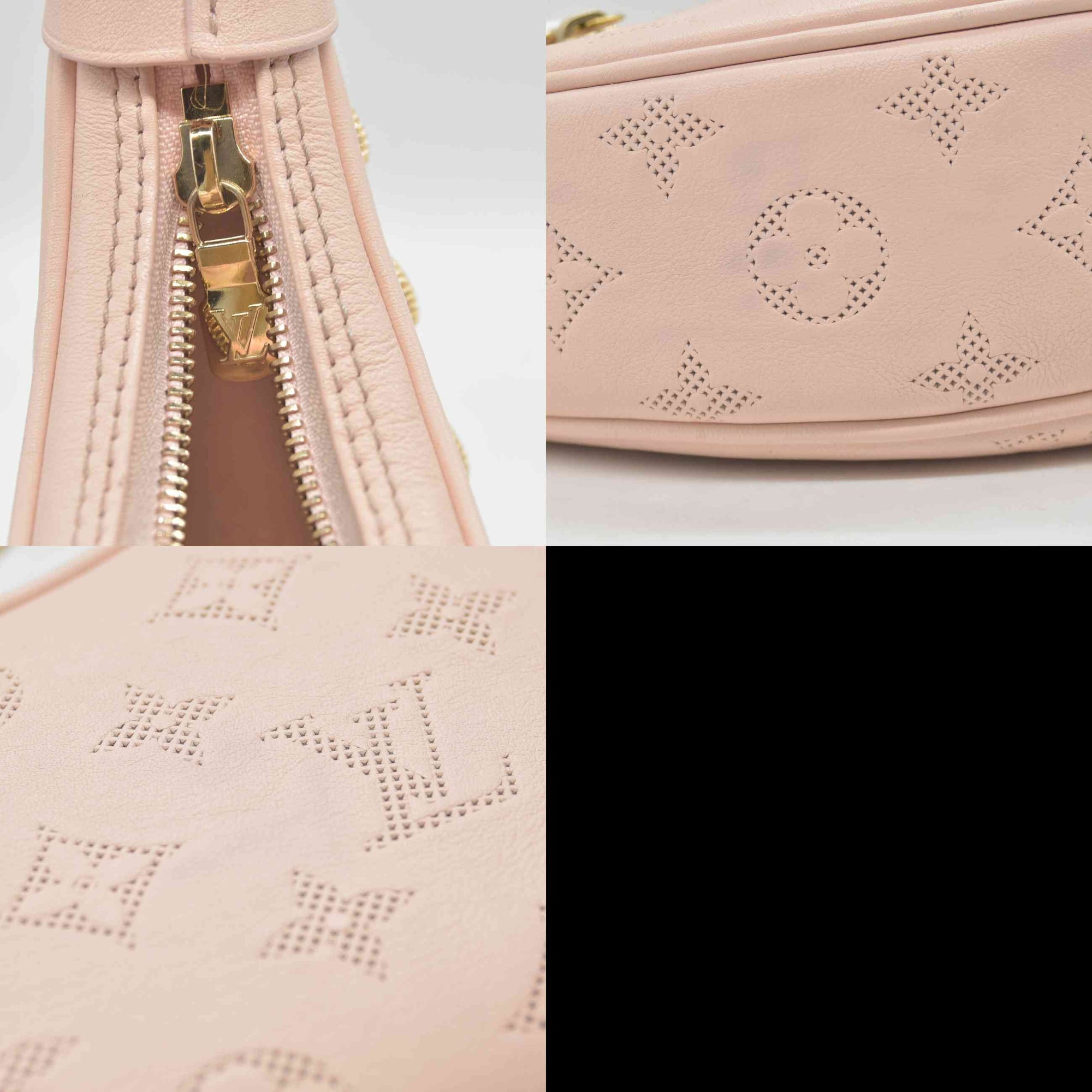 $3000 2024 Louis Vuitton Cruise Perforated Monogram Flower Ring Loop 10020053