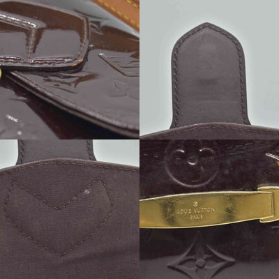 $1640 2011 LOUIS VUITTON Monogram Vernis Bellflower GM Amarante FL4111