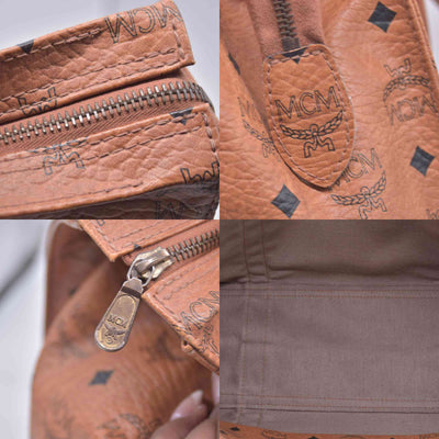 MCM  Logo Monogram Coated Canvas Tote Bag CONSIGNMENT