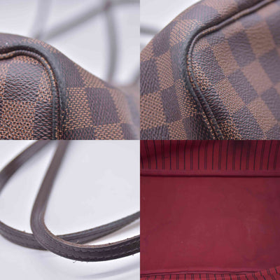 $2310 2018 Louis Vuitton Damier Ebene Neverfull GM with Pouch SD4128 10021108