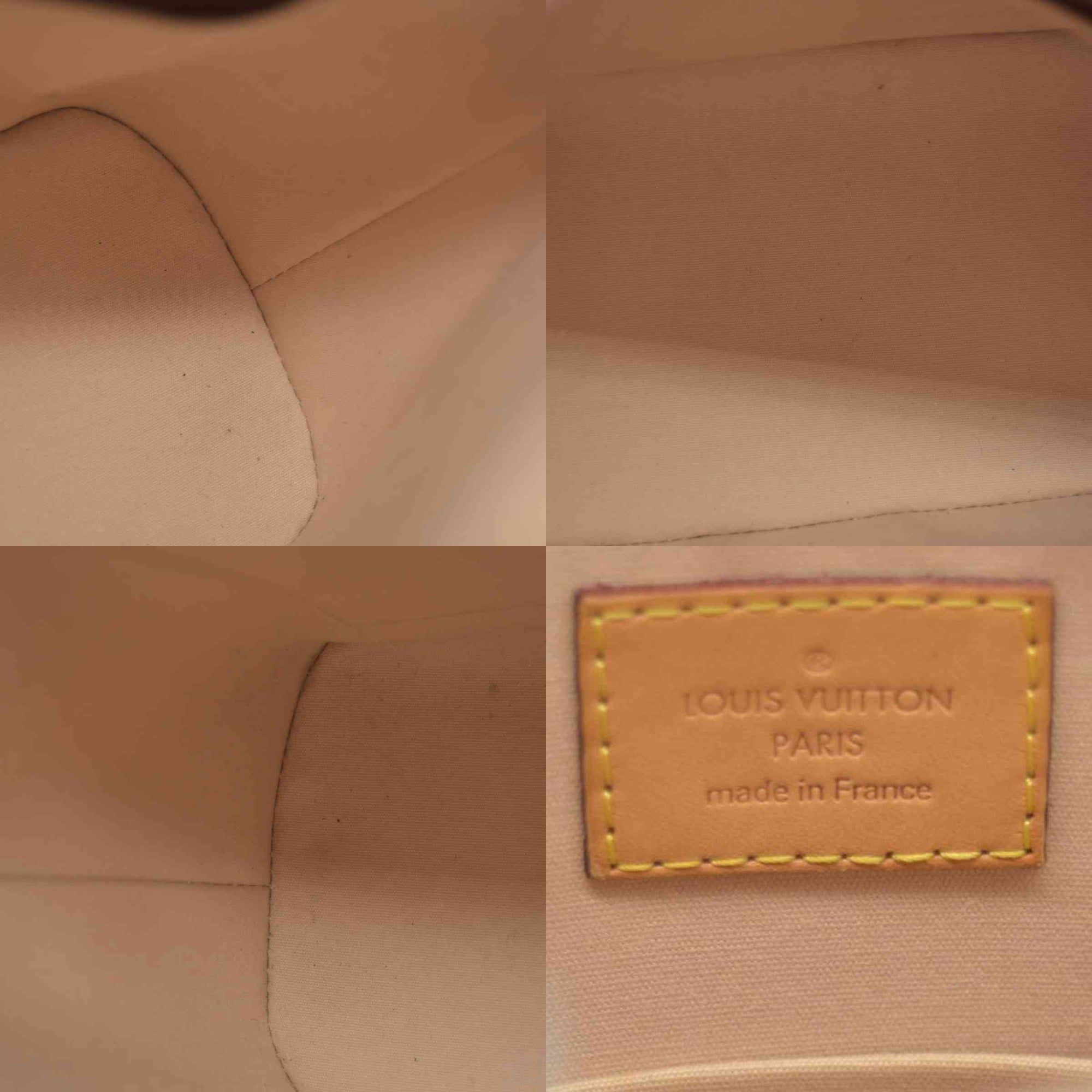 $1560 2014 LOUIS VUITTON Vernis Montebello PM Dune DR2194