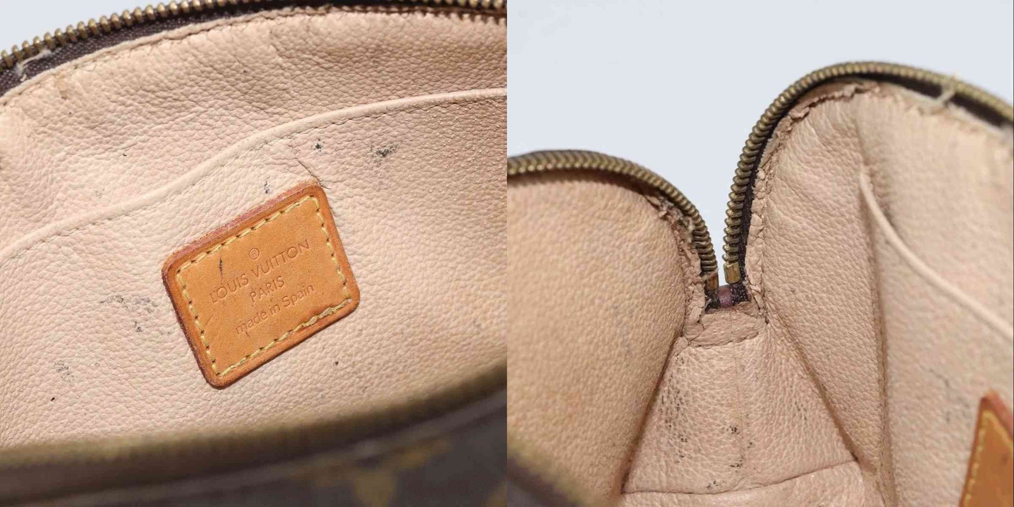 $620 2001 Louis Vuitton Monogram Cosmetic Pouch CA1021