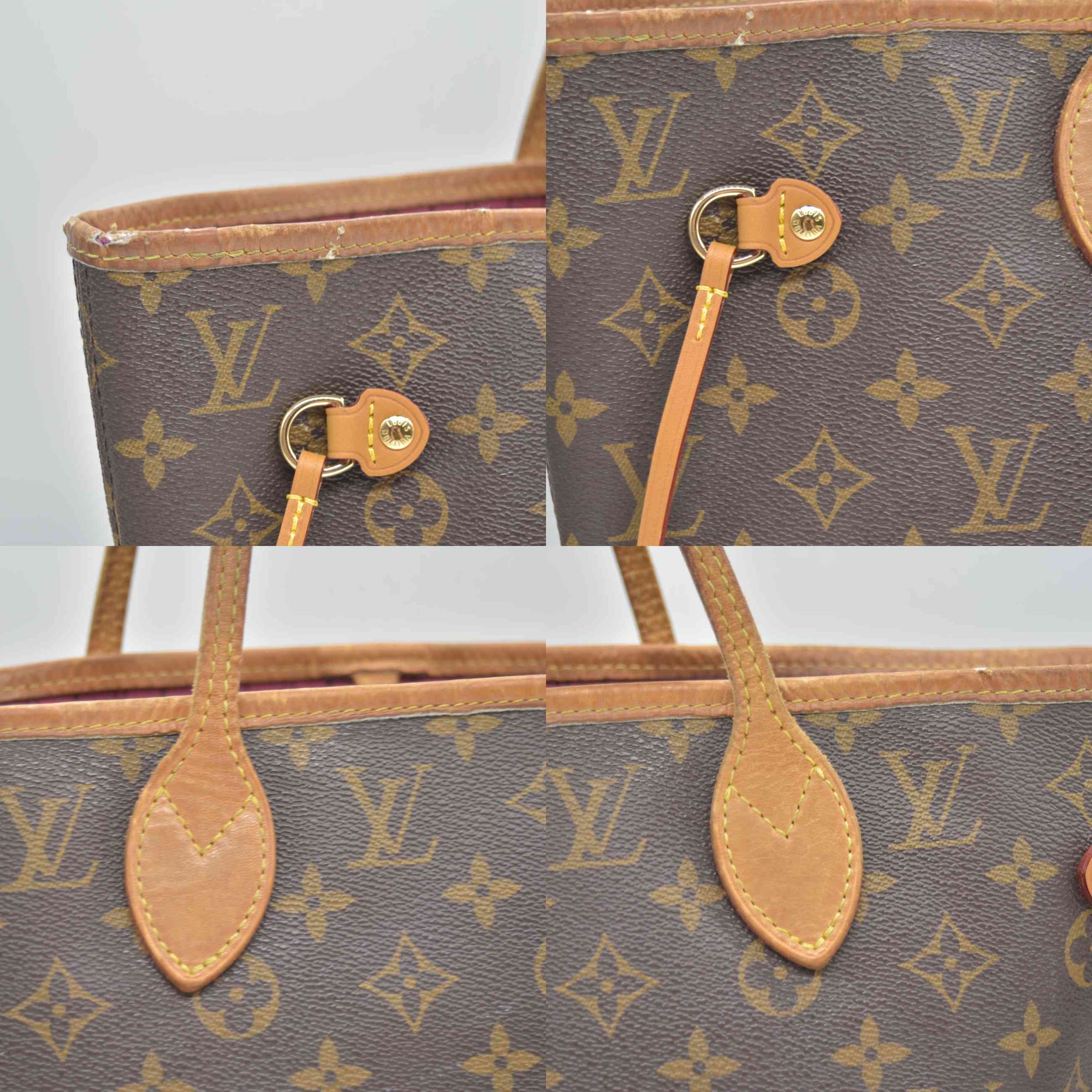 $2240 2018 Louis Vuitton Monogram Neo Neverfull Fuchsia CA4148 10020162