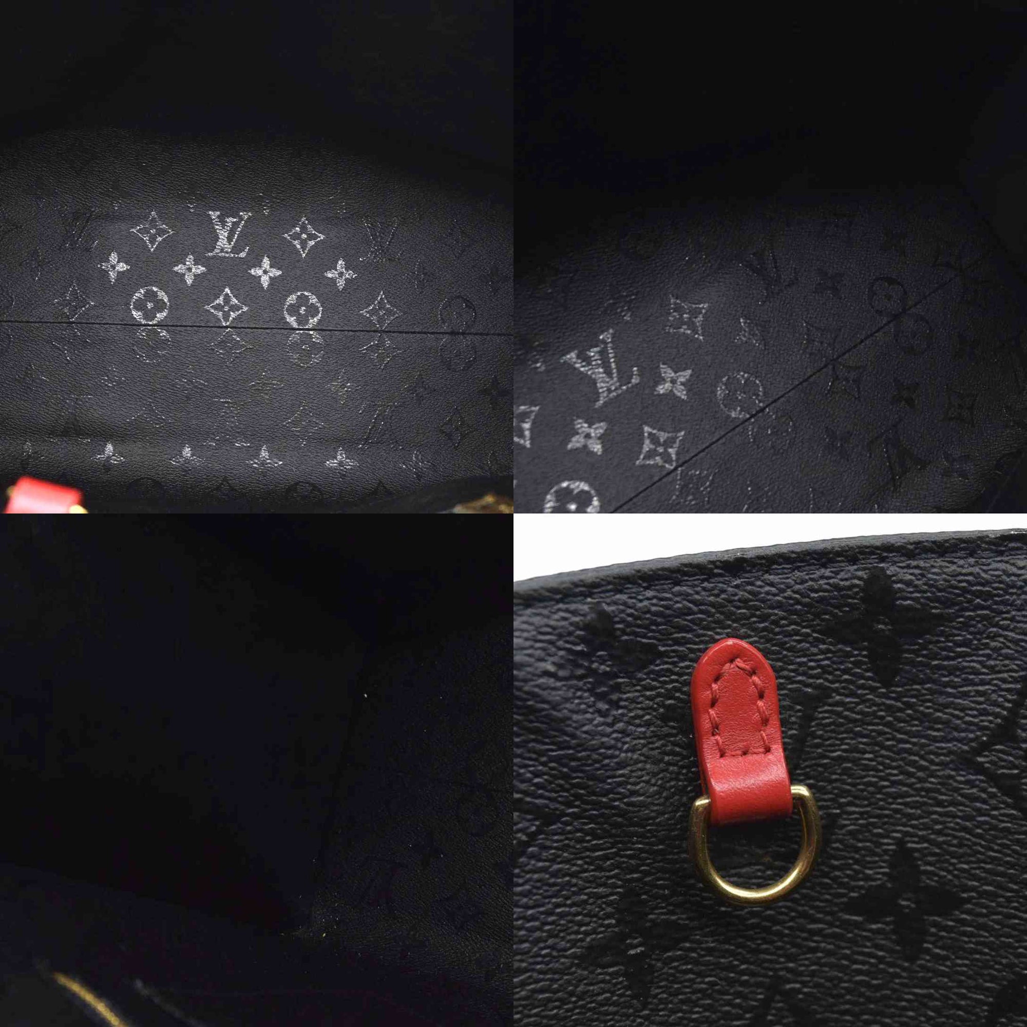 $3850 Louis Vuitton x Urs Fischer On the Go GM Red Black