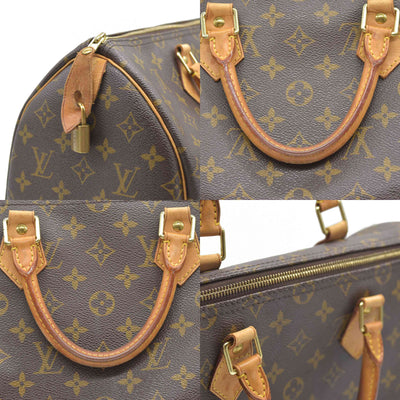 $1700 Louis Vuitton Monogram Speedy 35 SD3191 2011