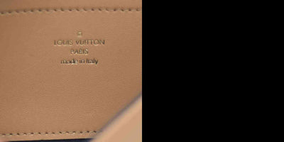 $3150 Louis Vuitton Lambskin Embossed Monogram Pochette Coussin Camel 10020376