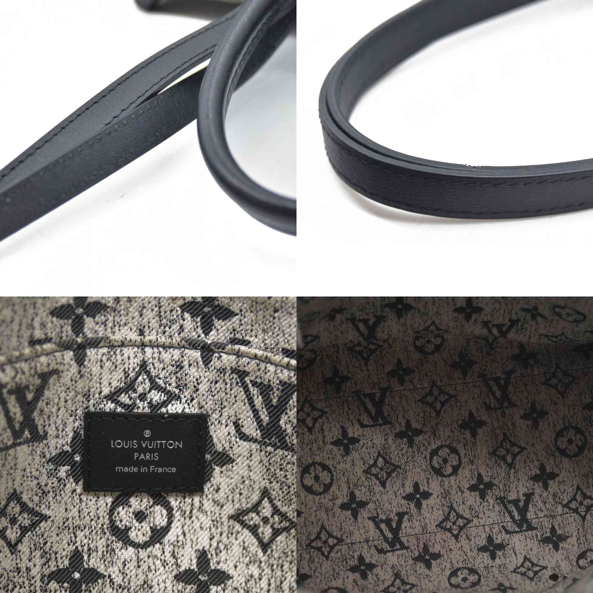 Louis Vuitton  Monogram Jacquard Denim Onthego MM Black