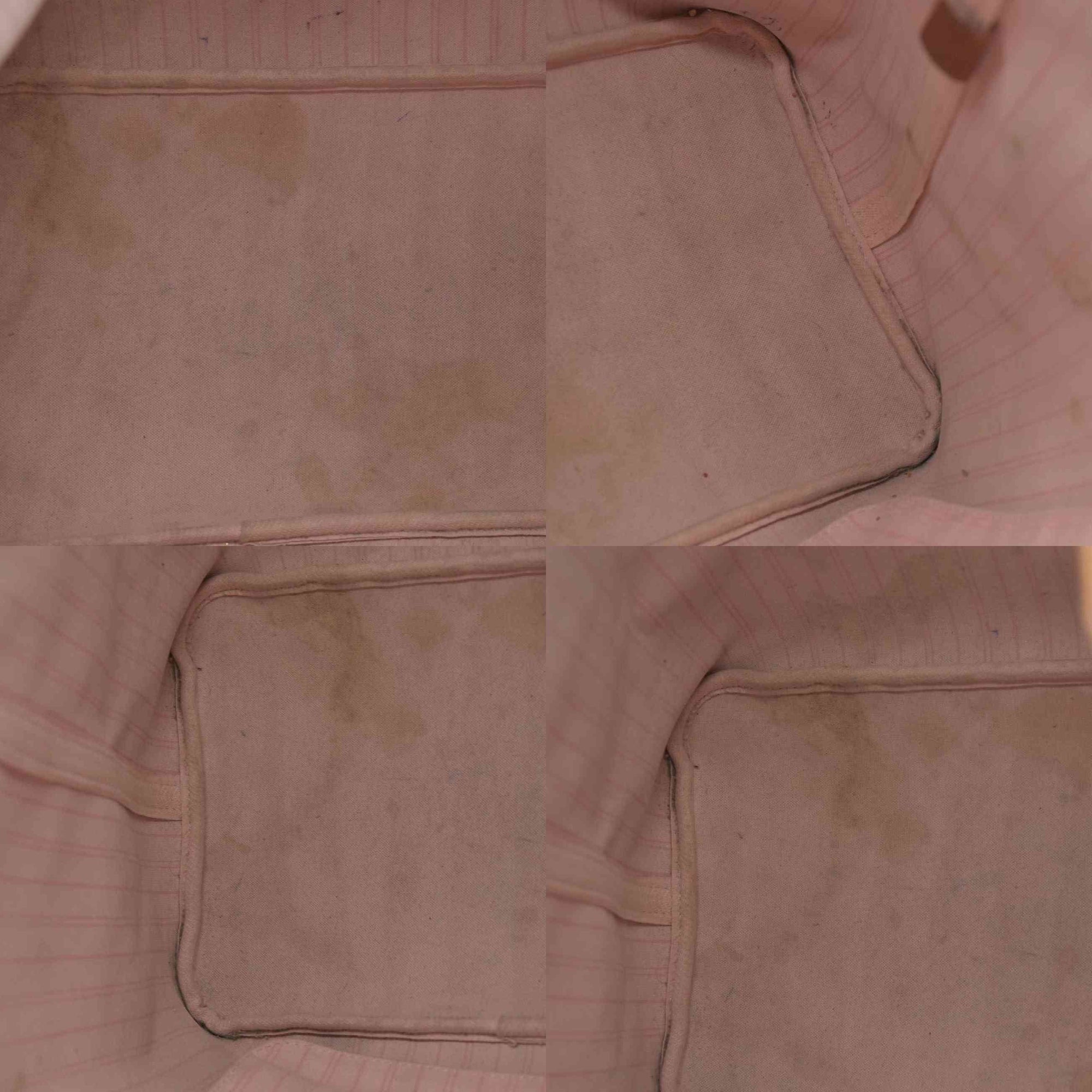 $2200 Louis Vuttion Damier Azur Neverfull GM SD4169 Rose Ballerine