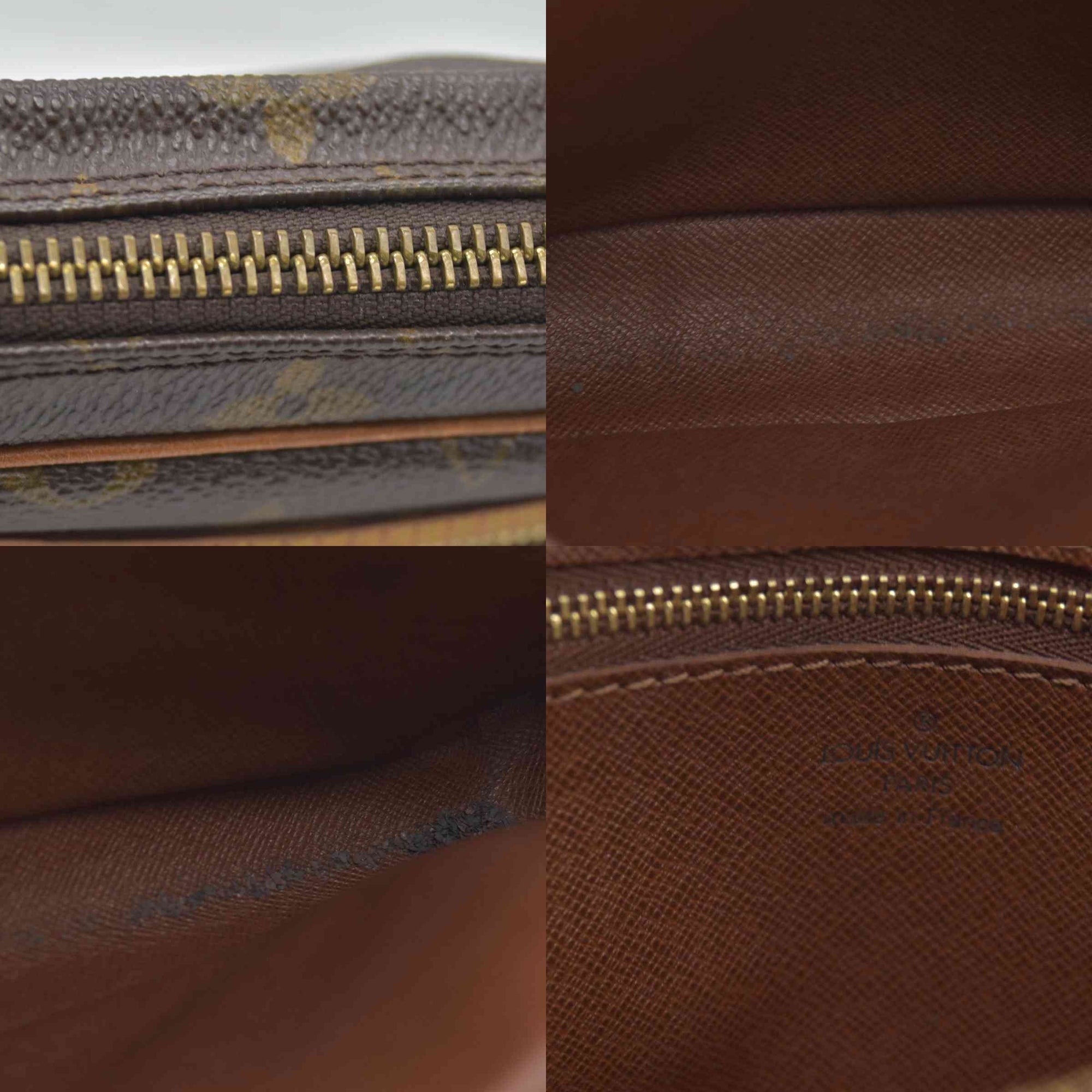 $690 LOUIS VUITTON Monogram Marly Dragonne GM Clutch Bag