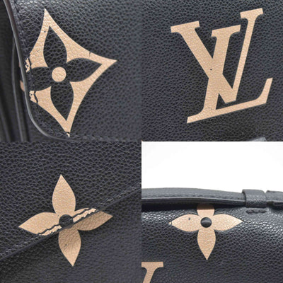 $3300 Louis Vuitton BiColor Pochette Metis Black Cream