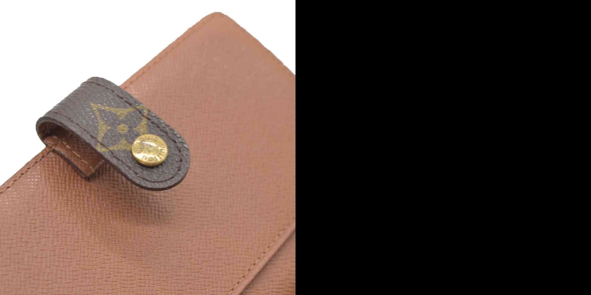 $505 Louis Vuitton Monogram Agenda PM Notebook Cover Brown CA1908