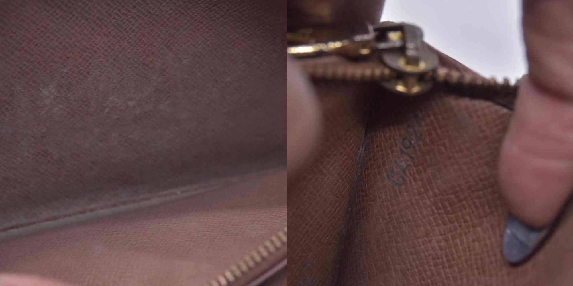 $720 LOUIS VUITTON Monogram Sarah Wallet Brown CONSIGNMENT 10021582