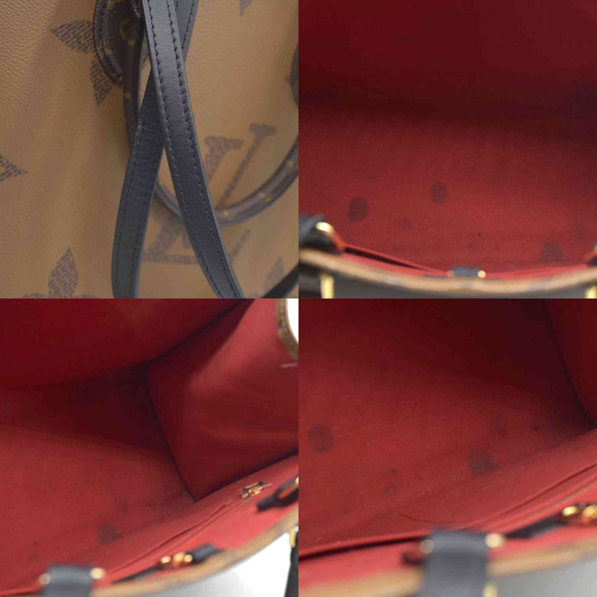 $3300 AUCTION Louis Vuitton Reverse Monogram Giant Onthego MM RFID