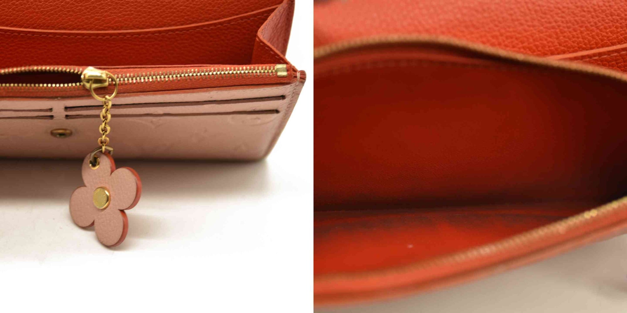 Louis Vuitton  Empreinte Bloom Flower Emilie Wallet Pink CA5118