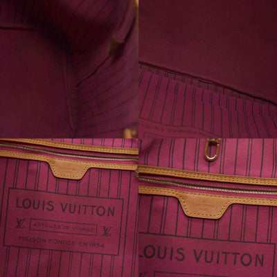 AUCTION $2240 Louis Vuitton  Monogram Neverfull GM Pivoine Pink Interior