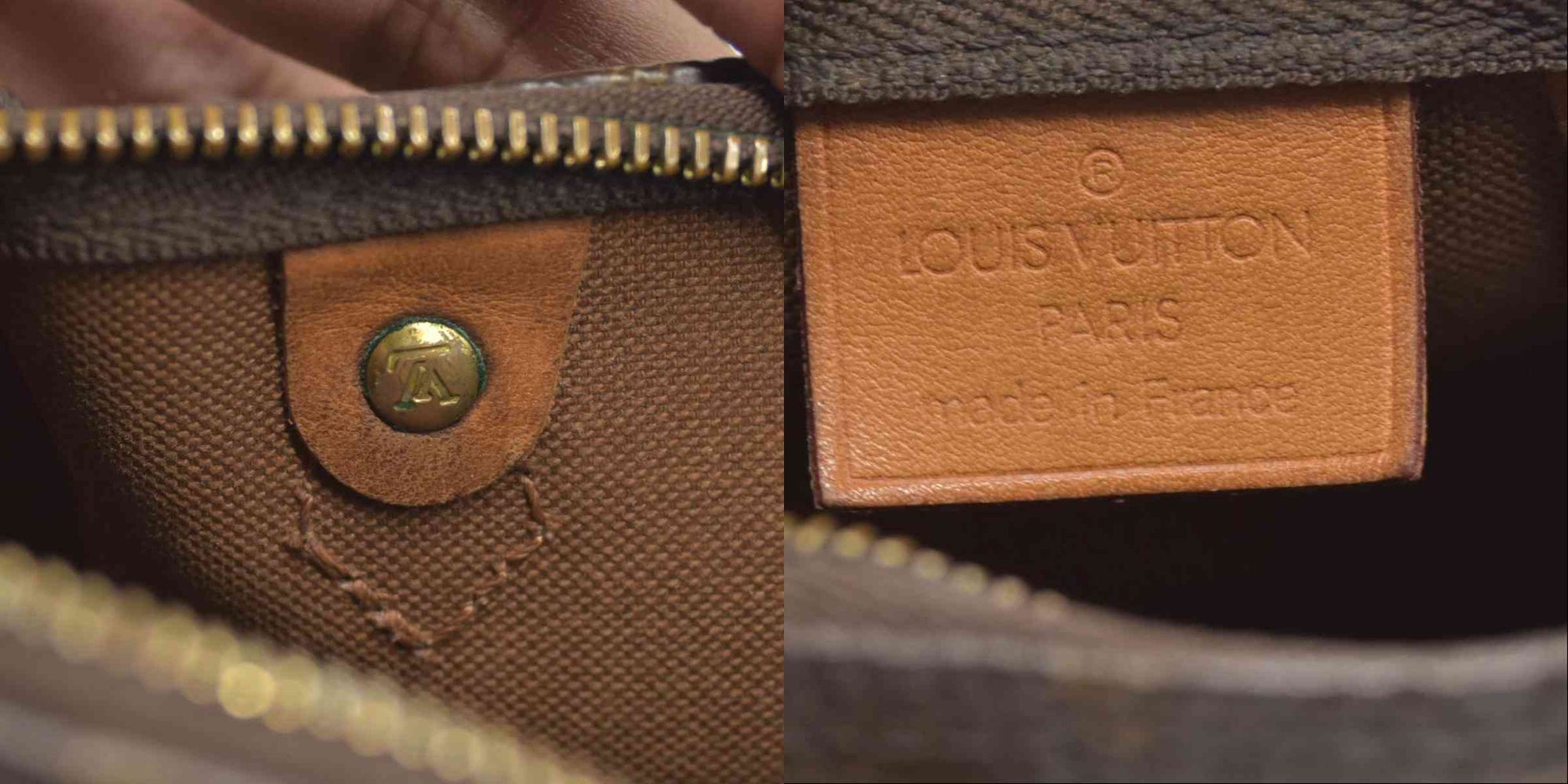 $1920 Louis Vuitton  Monogram Nano Speedy TR2156
