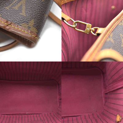 $2170 Louis Vuitton  Monogram Neo Neverfull MM Fuchsia AR5105