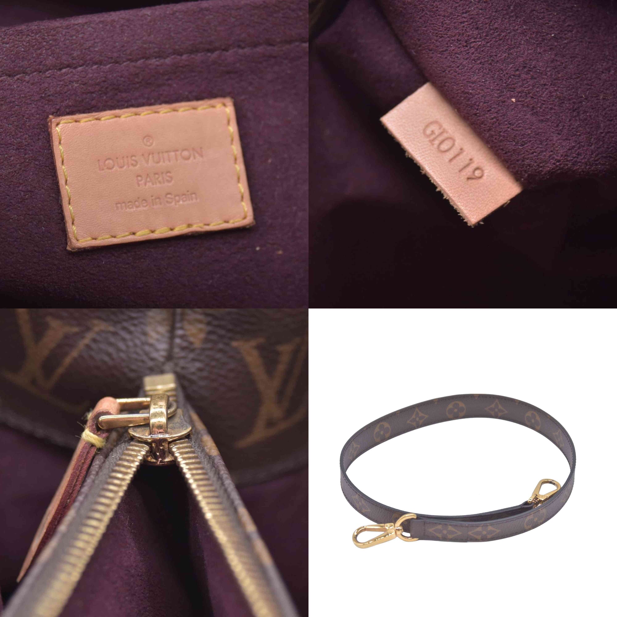 $2620 2019 Louis Vuitton Monogram Montaigne GM GI0119