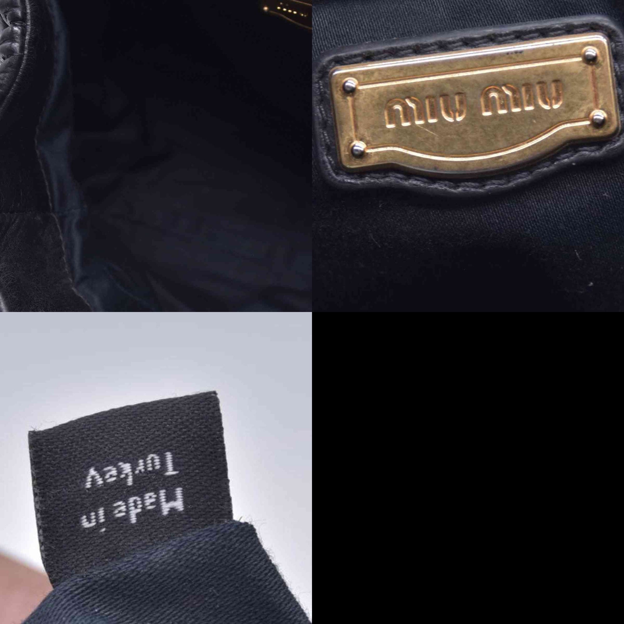 Miu Miu Leather Matelasse Bauletto Aperto Coffer CONSIGNMENT