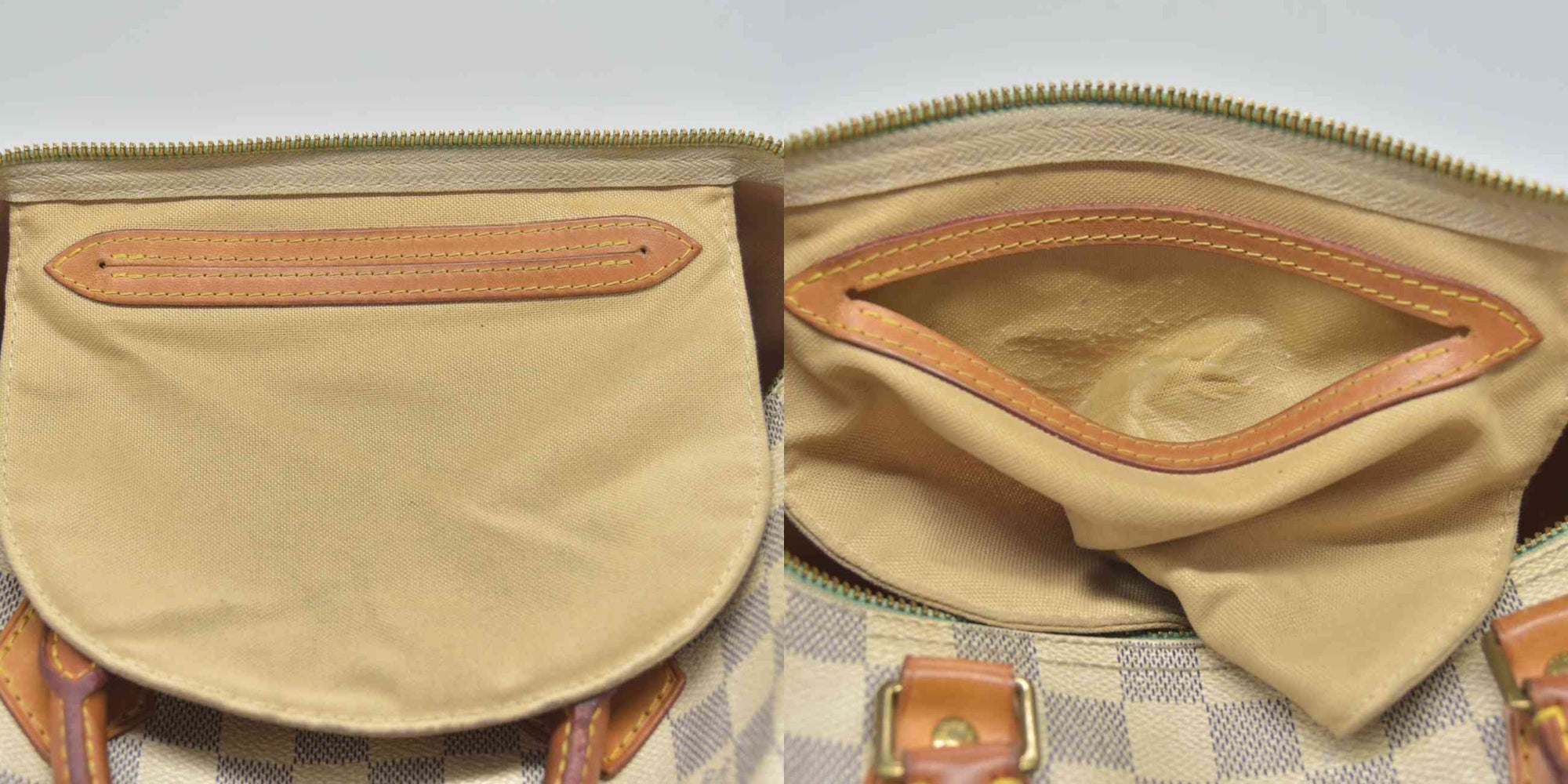 $1550 2010 Louis Vuitton Speedy 30 Damier Azur DU1170