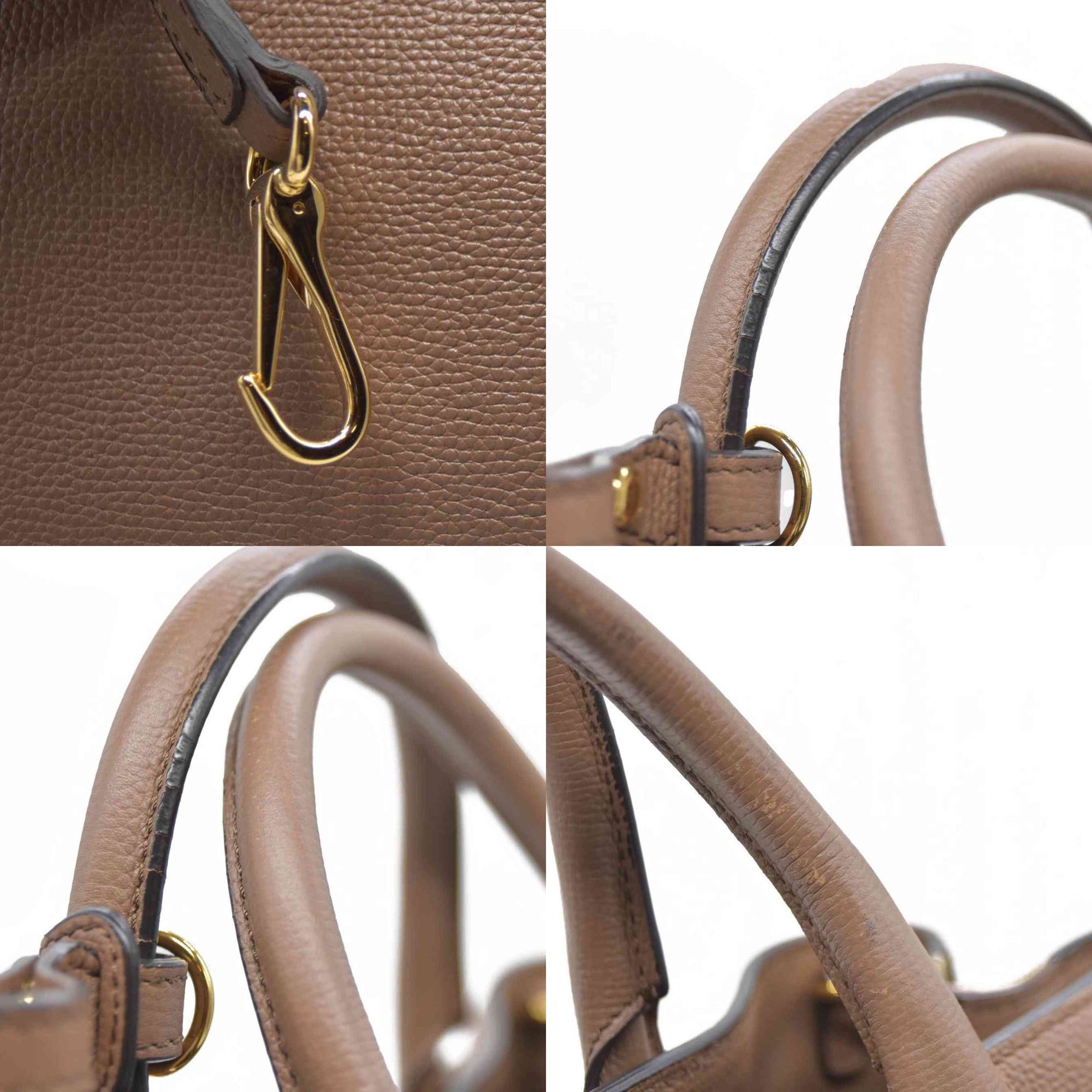 AUCTION $1795 BURBERRY Nova Check Canvas Leather Tote Bag w/Strap