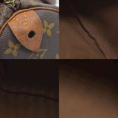 1998 $1490 Louis Vuitton Speedy 25 Handbag Monogram Brown SP1928