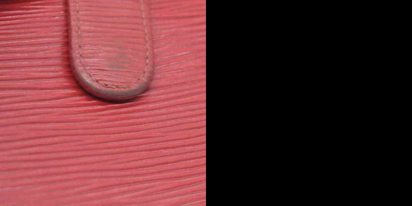 $775 Louis Vuitton  Epi French Purse Wallet Red