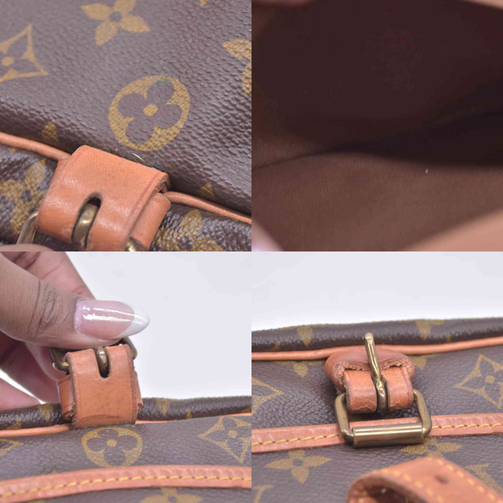$1260 Louis Vuitton Monogram Saumur 30 CONSIGNMENT 1990s 10020924