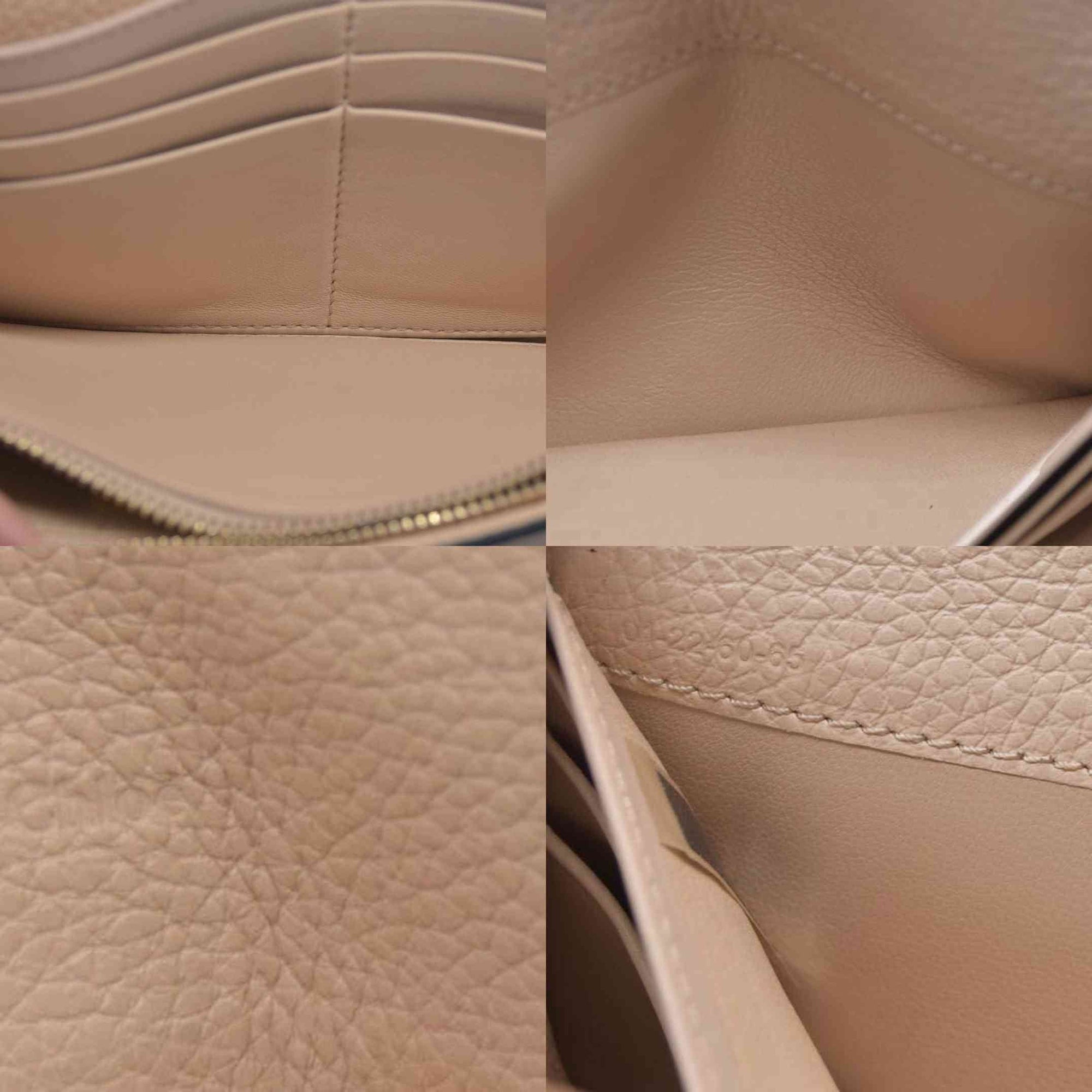 $495 Chloe Alphabet Leather Bifold Long Wallet