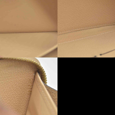 $1170 2015 Louis Vuitton Empreinte Clemence Wallet Dune  CONSIGNMENT SP2145