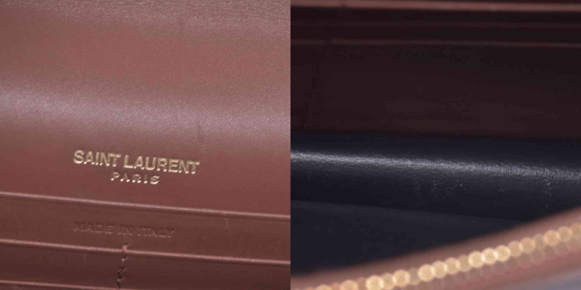 $2100 Saint Laurent  Small Monogram Kate Tassel Bag Brown