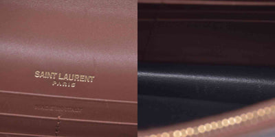 $2100 Saint Laurent  Small Monogram Kate Tassel Bag Brown