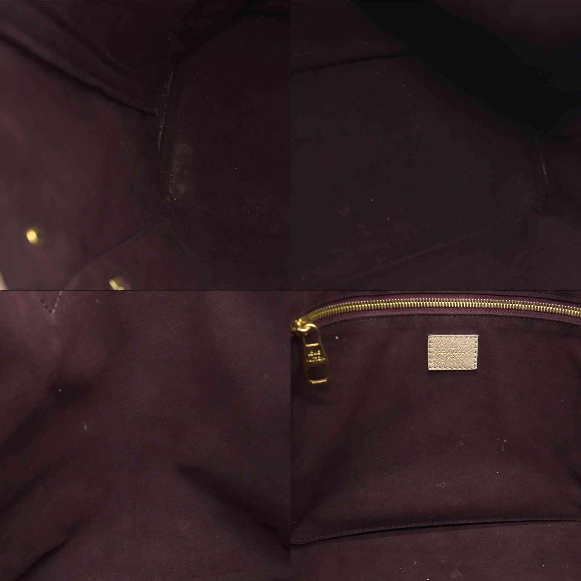 $2940 Louis Vuitton Empreinte Monogram Giant Neverfull MM Tourterelle RFID
