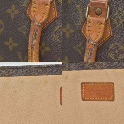 $1340 Louis Vuitton LV Hand Bag Sac Plat Brown Monogram