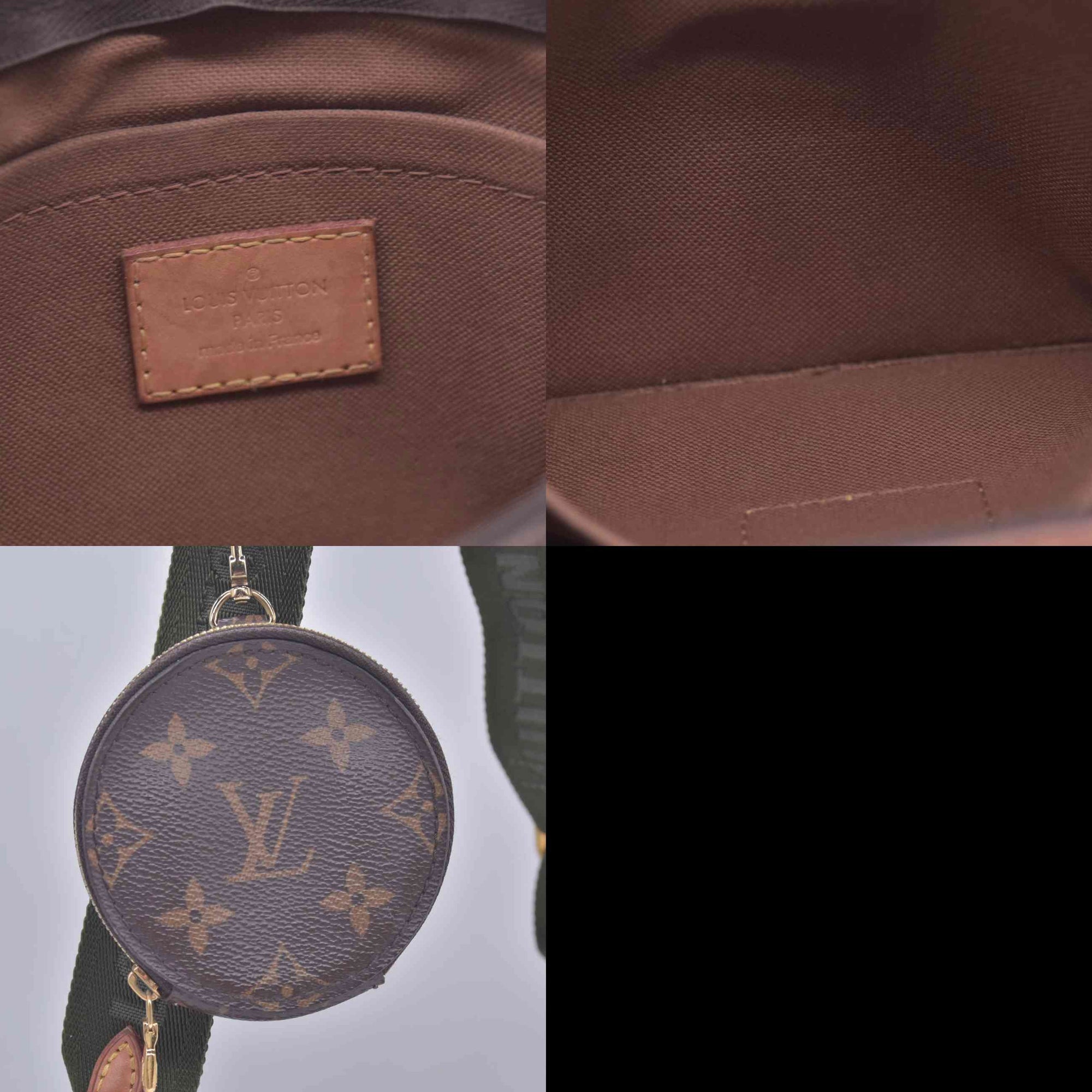 $2930 RFID Louis Vuitton Monogram Multi Pochette Accessories Kaki CONSIGNMENT