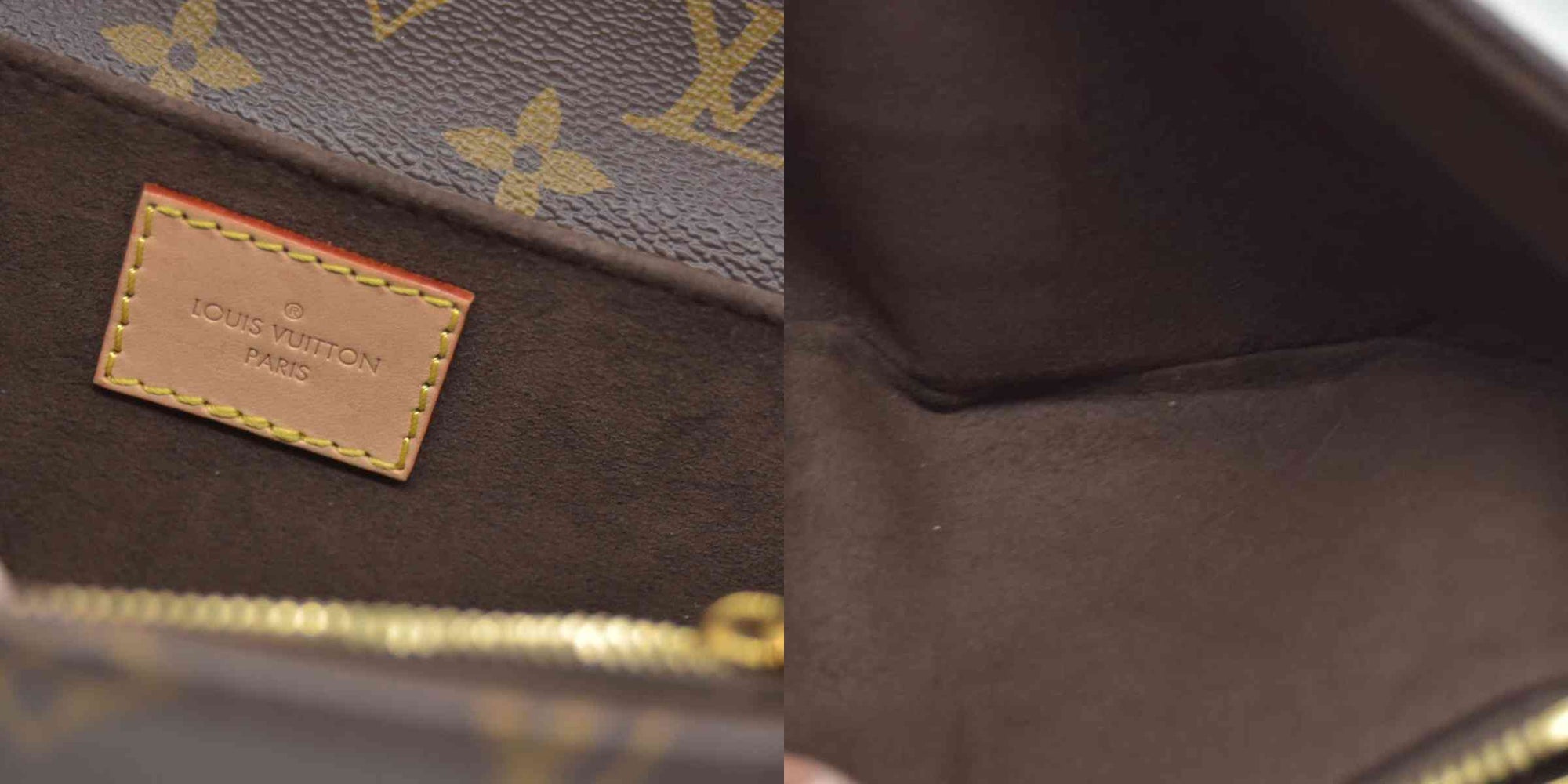$3300 RFID Louis Vuitton Monogram Pochette Métis East West