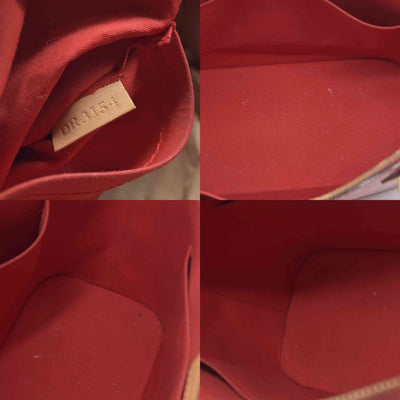 $2350 2014 LOUIS VUITTON Vernis Montebello MM Red DR3154