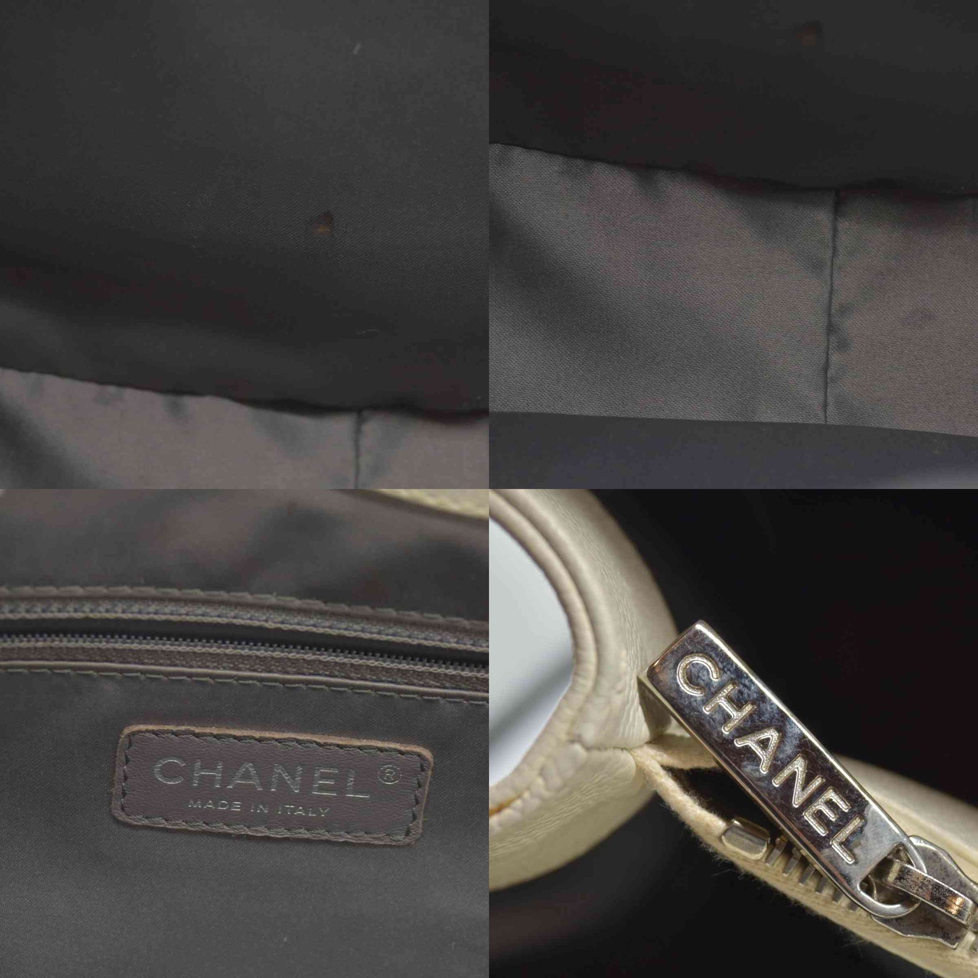 $3500 Chanel Caviar Quilted XL Grand Shopping Tote GST White 2011-2012
