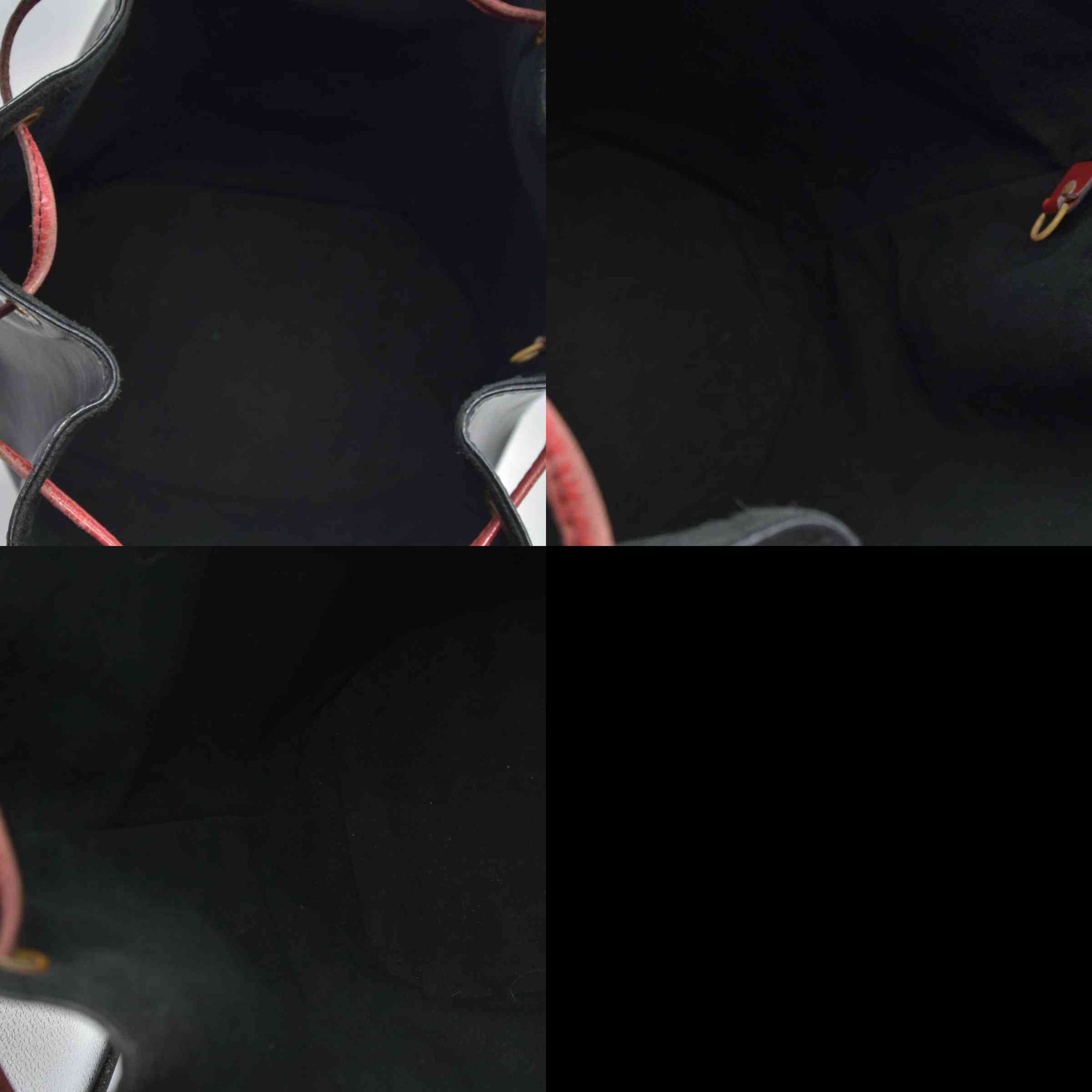 $3350 Louis Vuitton Epi Leather Noe Red and Black CONSIGNMENT