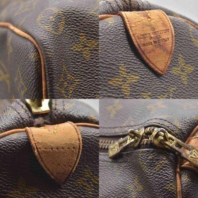 $1440 1988 Louis Vuitton LV Boston Bag Keepall 50 Brown Monogram VI883