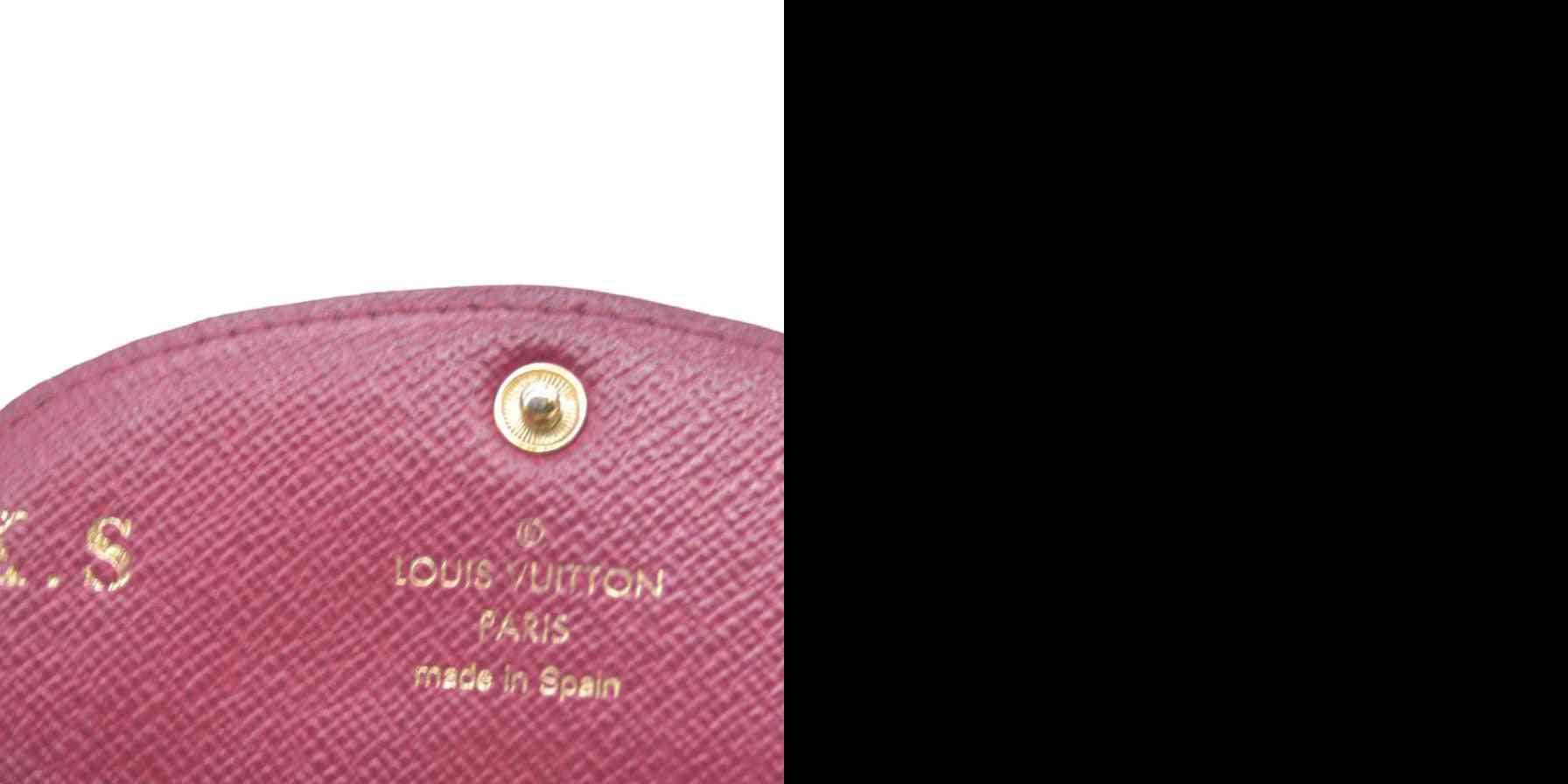 Louis Vuitton Monogram Porte Monnaie Rosalie Coin Purse Wallet Brown UB2108