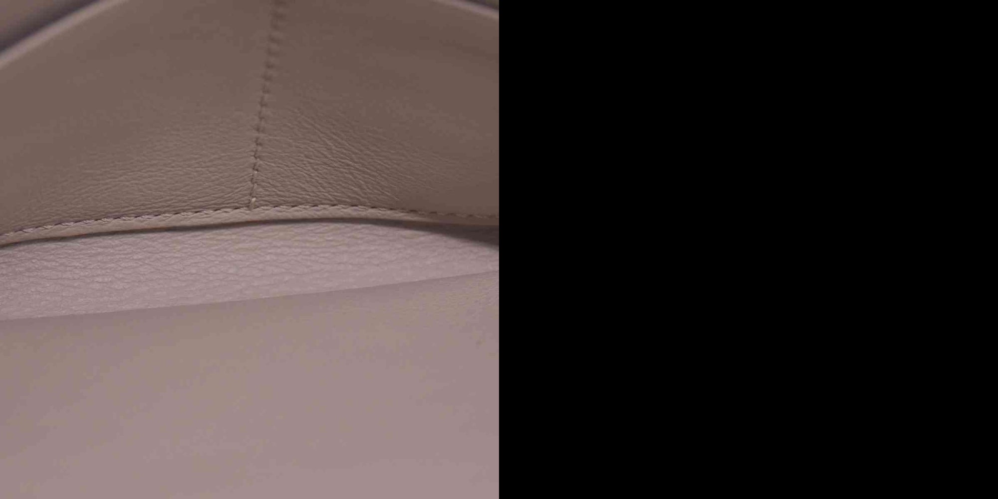 $830 Céline Grain Calfskin Flap Wallet Beige CONSIGNMENT 10020772