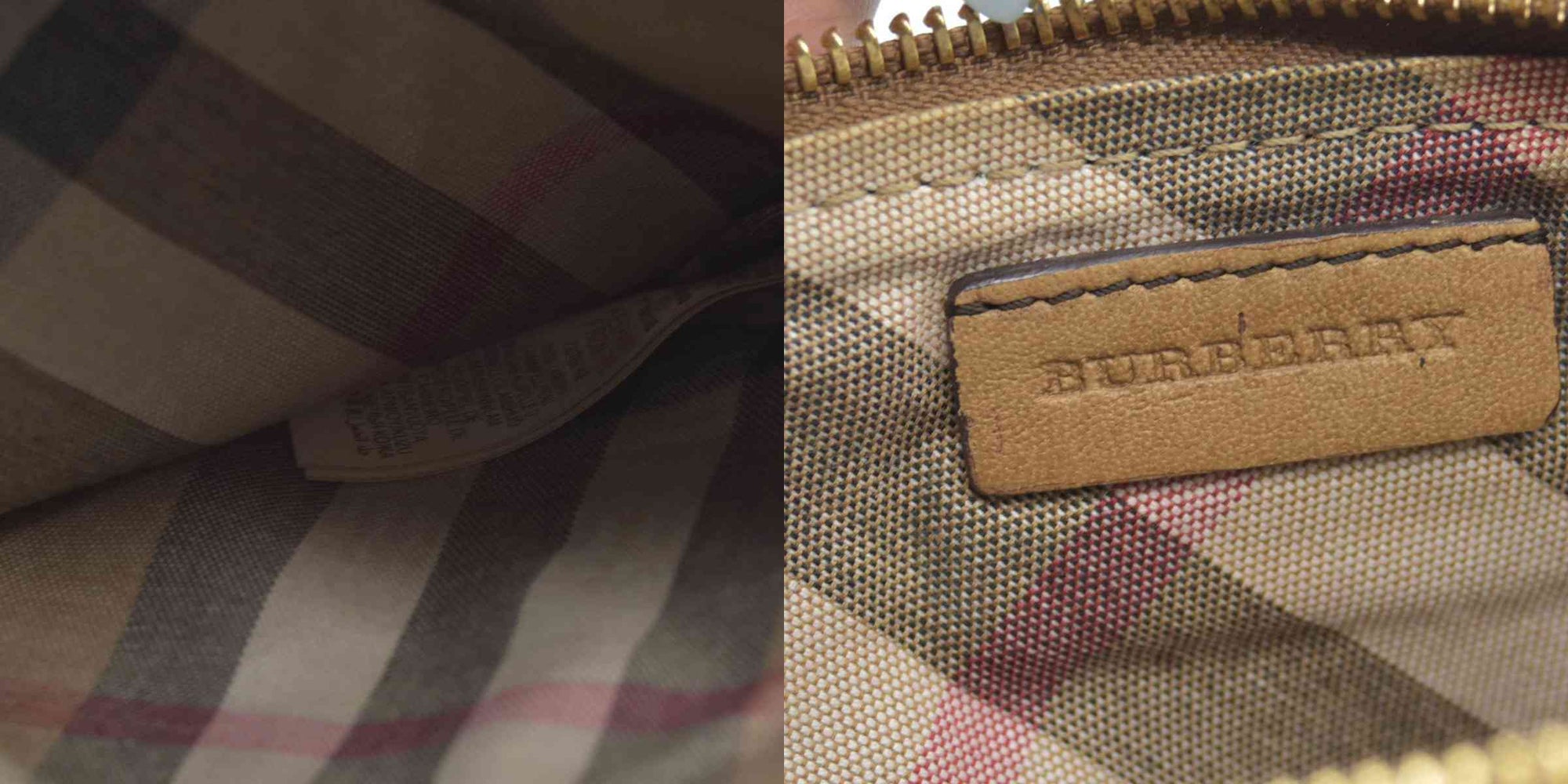 $990 Burberry  Leather Fold Over Wristlet Clutch CONSIGNMENT