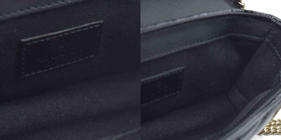 $1850 Gucci Mini Marmont quilted leather cross-body bag