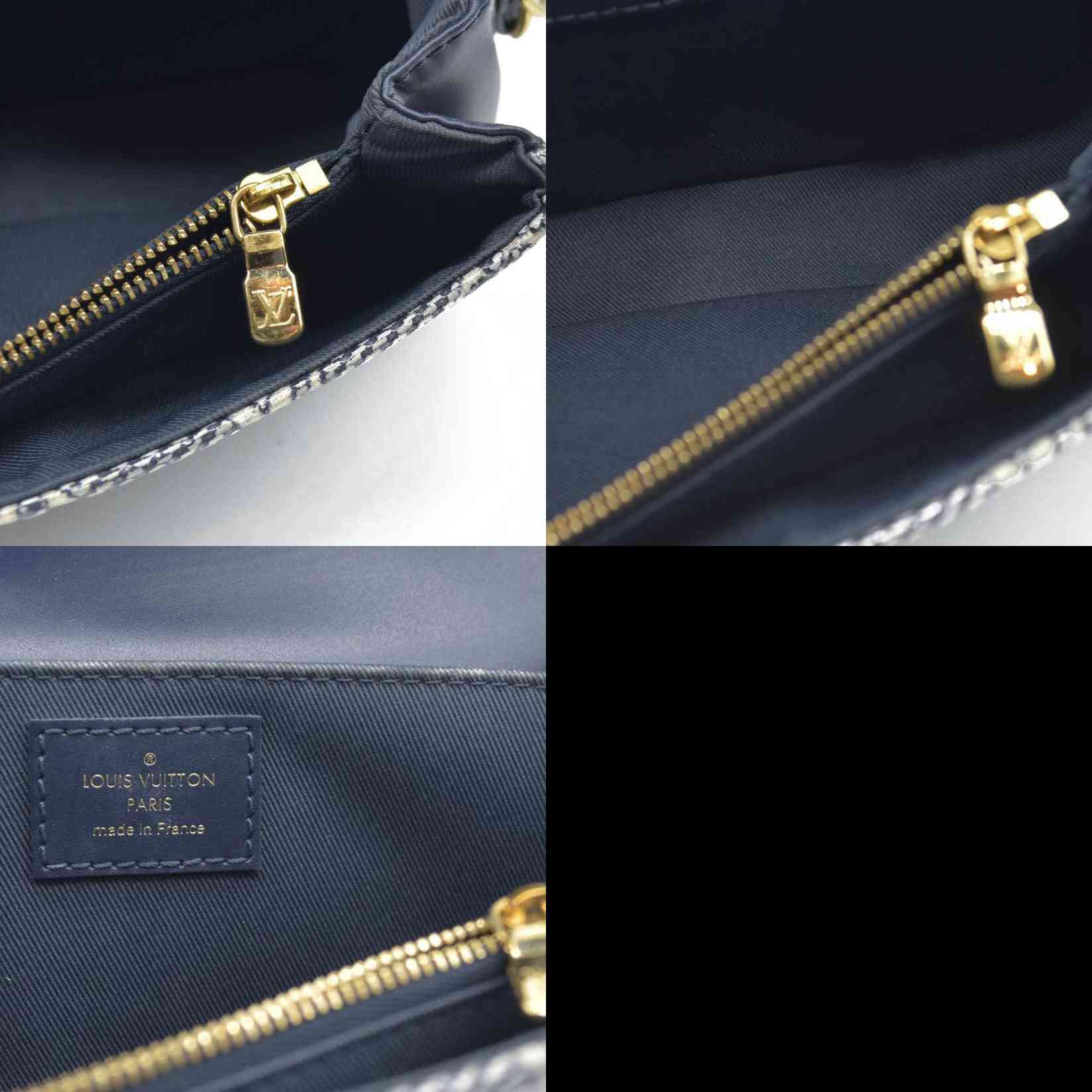 Louis Vuitton  Monoglam Pochette Metis East West Blue