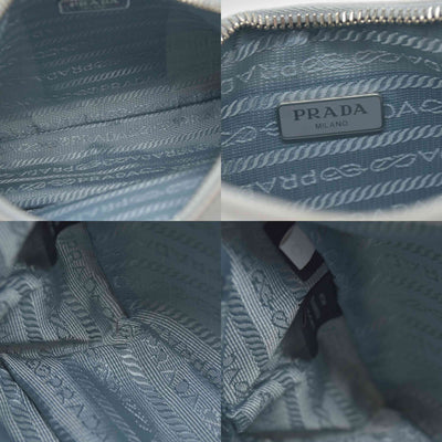 $2250 Prada Nylon Re-Edition 2005 Shoulder Bag Silver 10020038