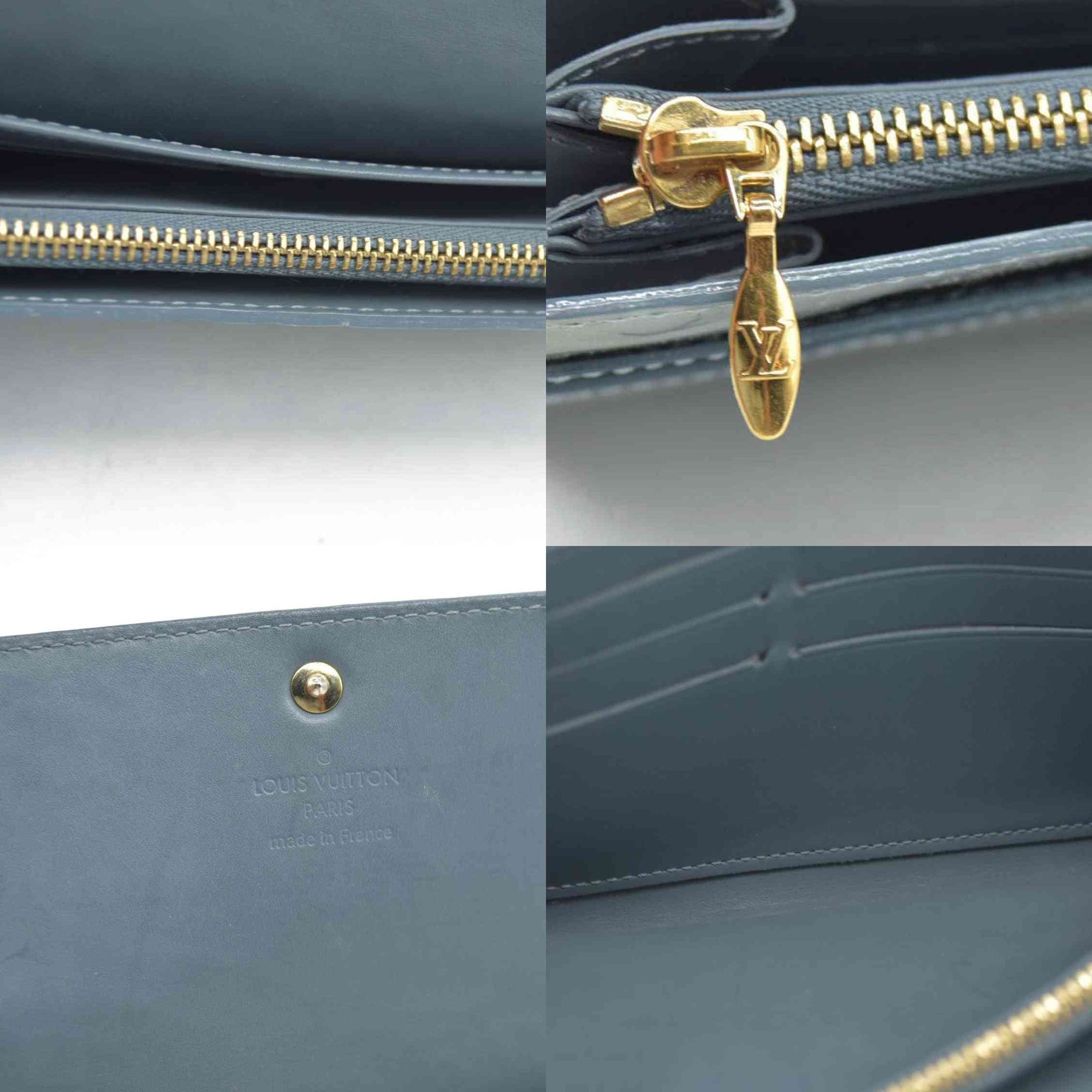 $840 LOUIS VUITTON Monogram Vernis Portefeuille Sarah Long Wallet TS3141 2011