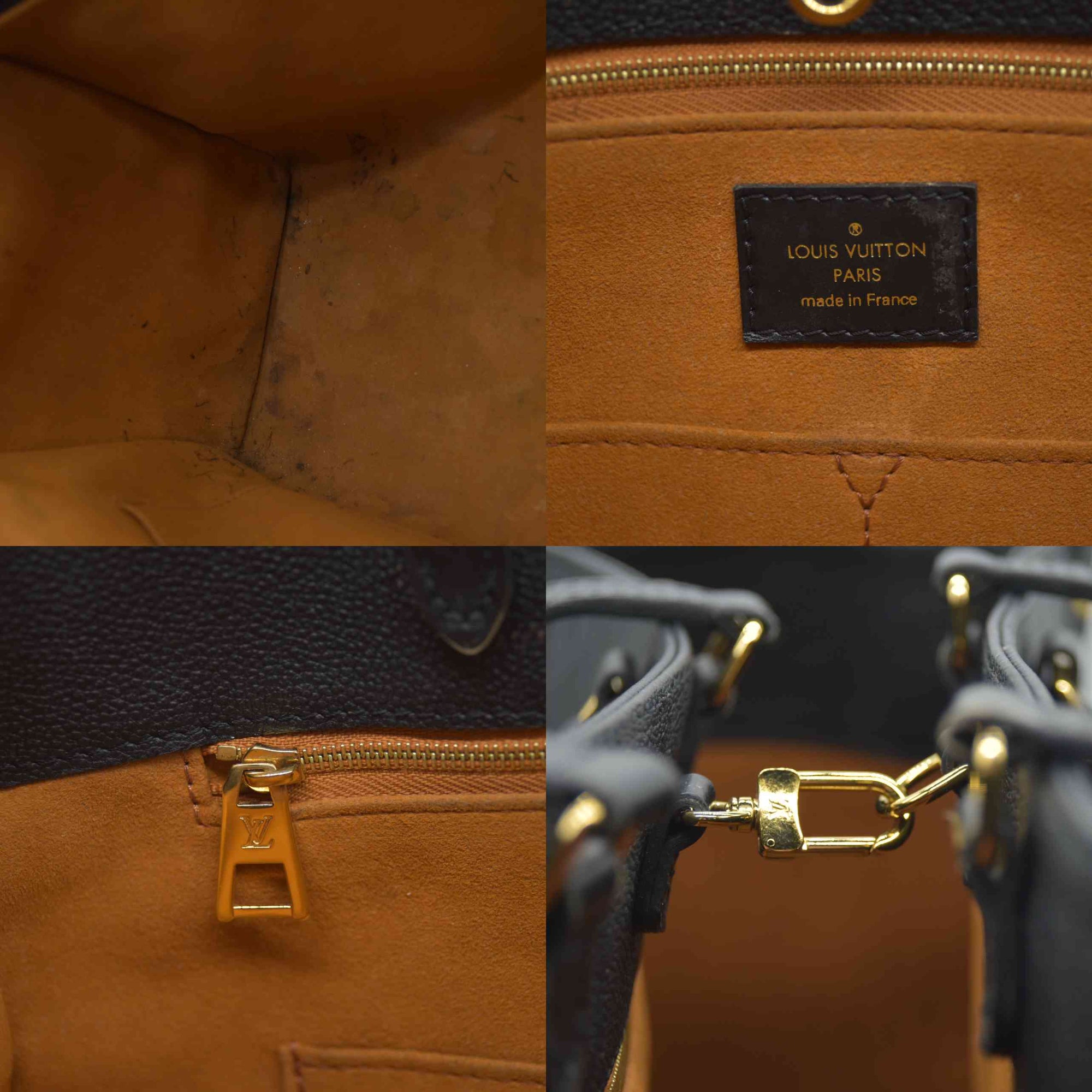 Louis Vuitton  Empreinte Monogram Giant Onthego MM Black RFID