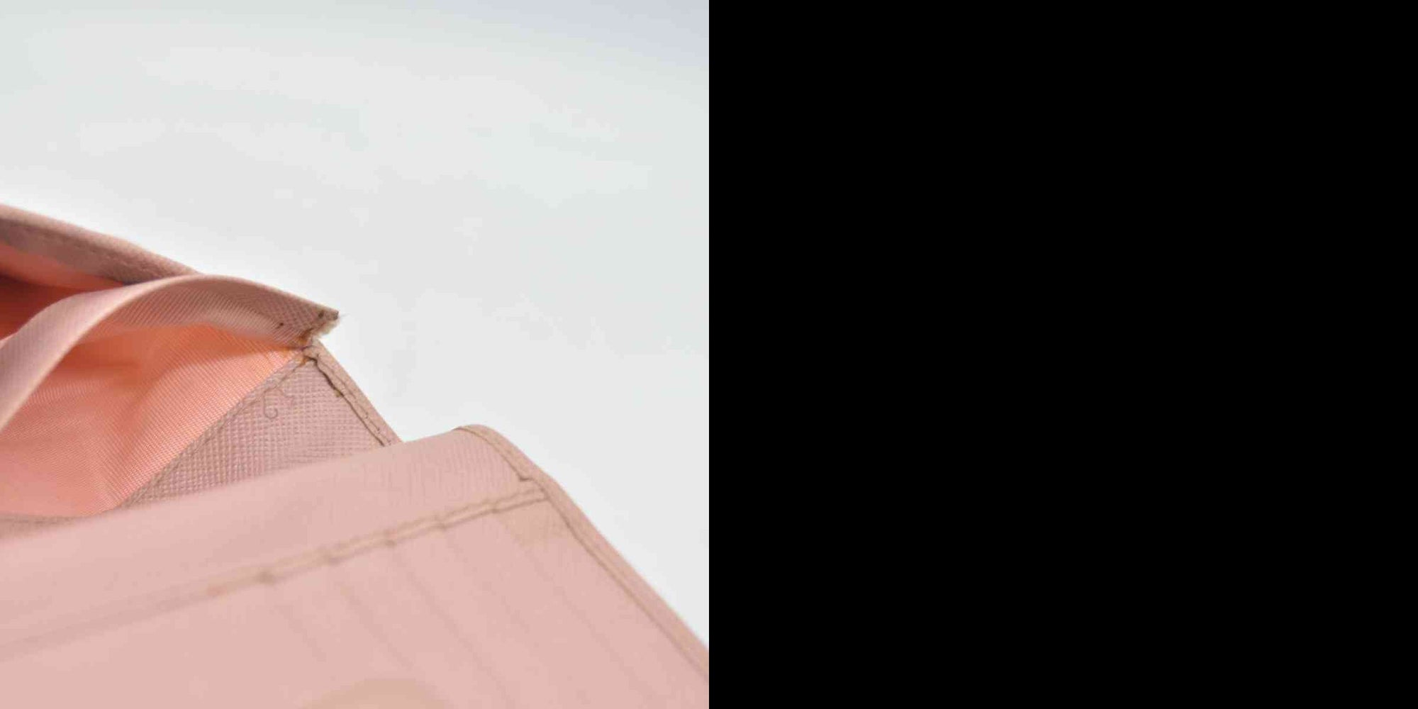 $650 PRADA Saffiano Compact Wallet Pink CONSIGNMENT