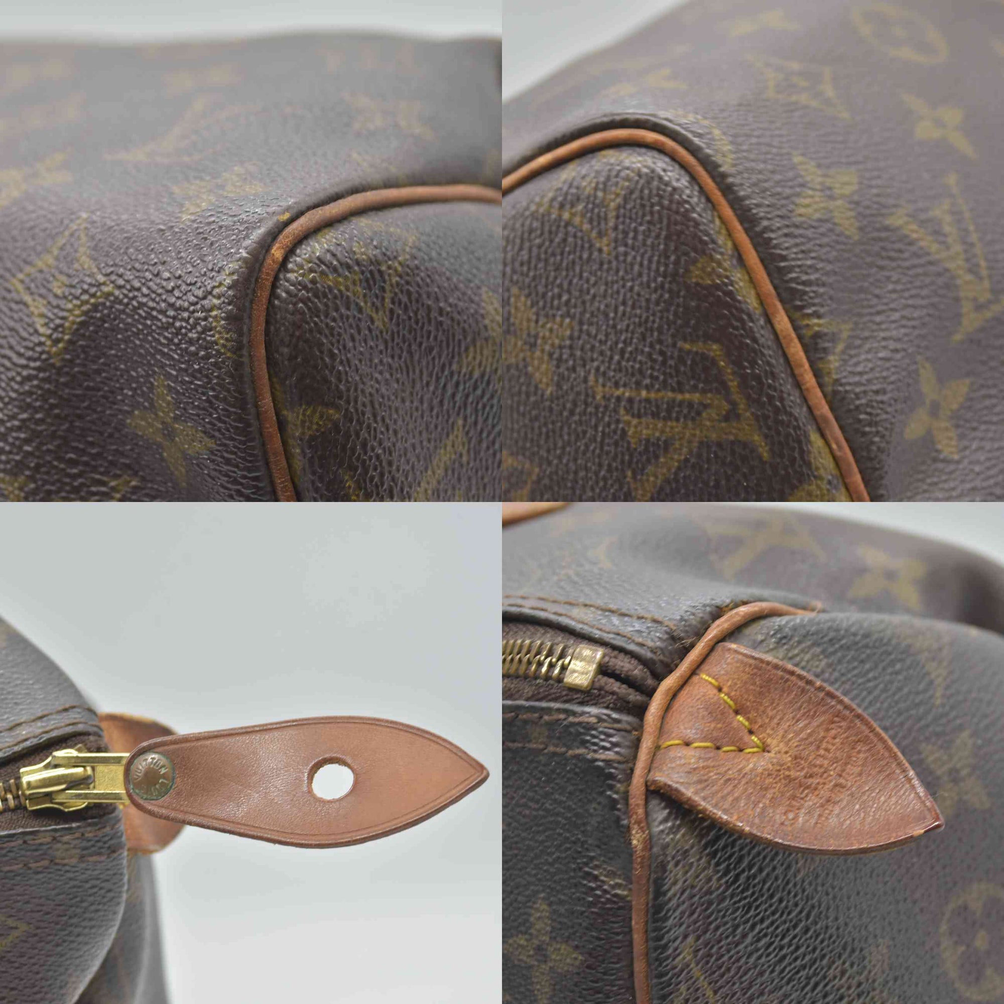 $1550 Louis Vuitton Monogram Speedy 30 Hand Bag 883 March 1988